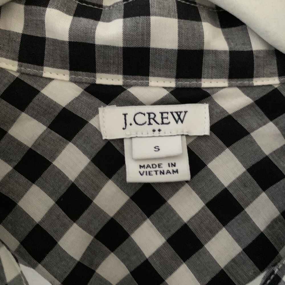 J. CREW button down tie waist blouse - Picture 4 of 5